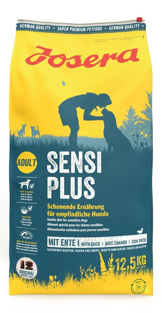 Josera herkille koirille SensiPlus, 12,5 kg hinta ja tiedot | Koiran kuivaruoka | hobbyhall.fi