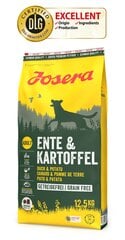 Josera Duck&Potato vilja-allergisille koirille, 12,5 kg hinta ja tiedot | Josera Lemmikit | hobbyhall.fi