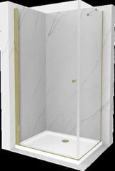 Suihkukaappi Mexen Pretoria altaalla ja sifonilla, Gold, 70 x 90 cm hinta ja tiedot | Suihkukaapit ja suihkunurkat | hobbyhall.fi