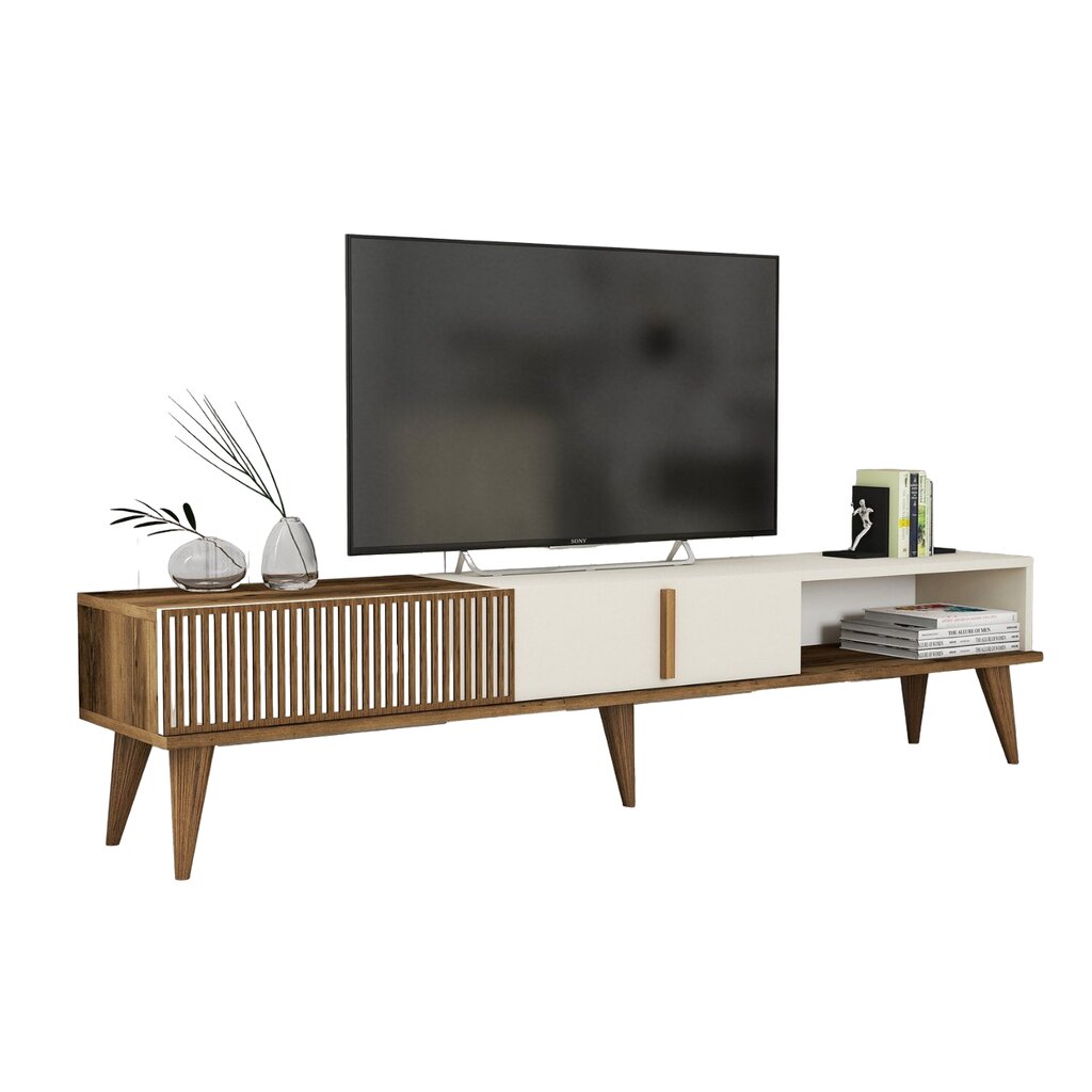 TV-taso, Asir, ruskea/beige hinta ja tiedot | TV-tasot | hobbyhall.fi