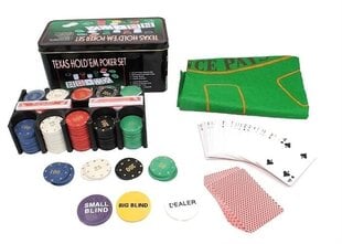 Set Poker Texas Game Set Box hinta ja tiedot | Korttipelit, pokeri | hobbyhall.fi