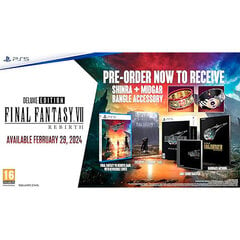 Final Fantasy VII Rebirth Deluxe Edition Playstation 5 hinta ja tiedot | Tietokone- ja konsolipelit | hobbyhall.fi