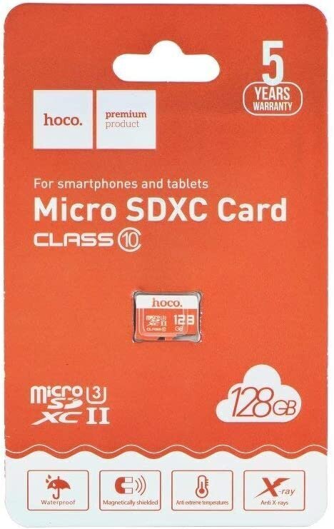 Muistikortti Hoco microSD 128Gb ilman sovitinta hinta ja tiedot | Puhelimen muistikortit | hobbyhall.fi