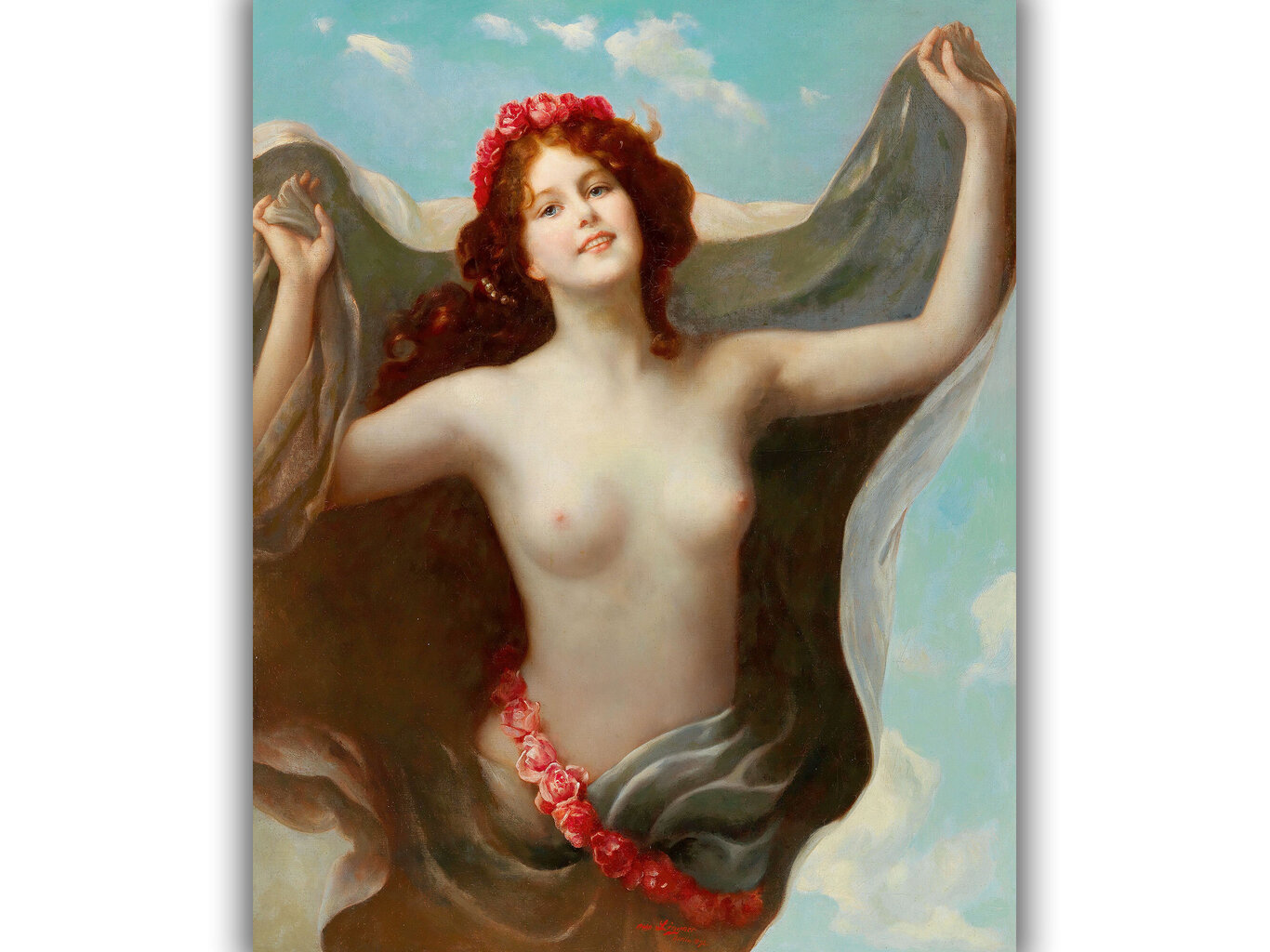 Jäljennös Aphrodite, 1892, Otto Lingner hinta ja tiedot | Taulut | hobbyhall.fi