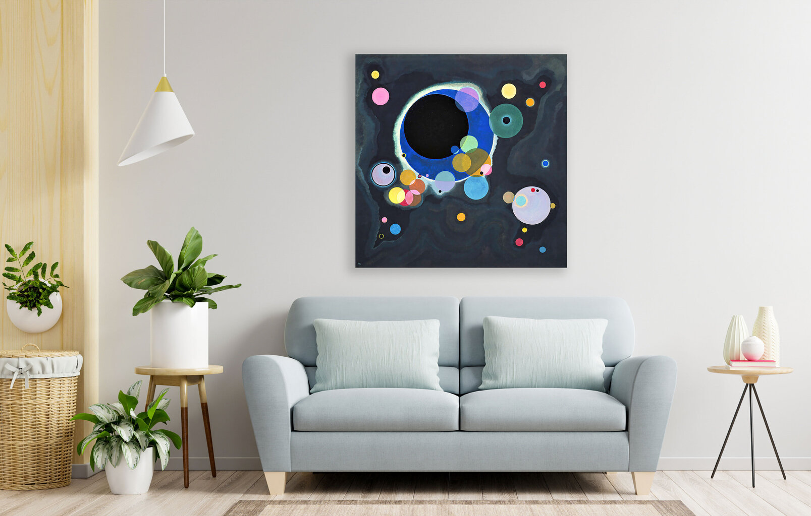 Jäljennös Useita piirejä, 1926, Wassily Kandinsky hinta ja tiedot | Taulut | hobbyhall.fi