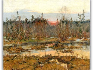 Jäljennös Metsästyksessä, 1911, Julius Sergius Klever hinta ja tiedot | Taulut | hobbyhall.fi