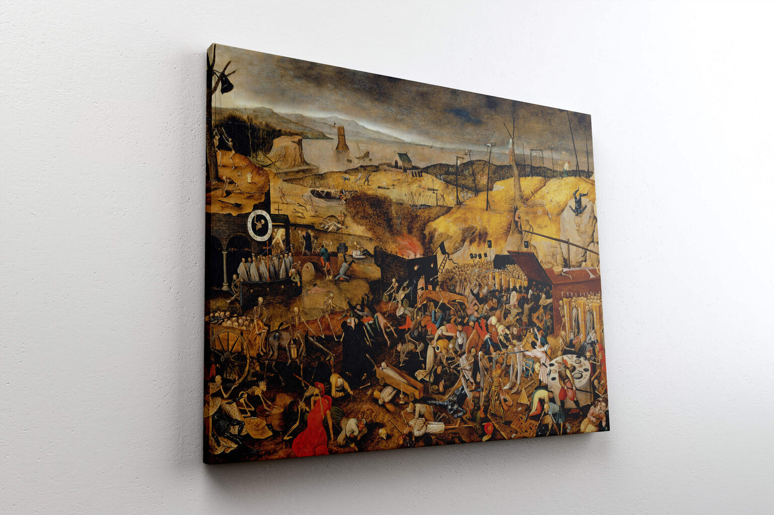 Jäljennös Kuoleman voitto, 1608, Pieter Bruegel nuorempi hinta ja tiedot | Taulut | hobbyhall.fi