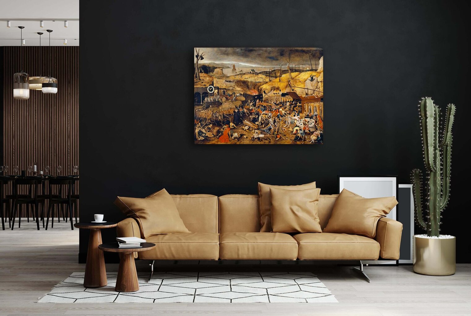 Jäljennös Kuoleman voitto, 1608, Pieter Bruegel nuorempi hinta ja tiedot | Taulut | hobbyhall.fi