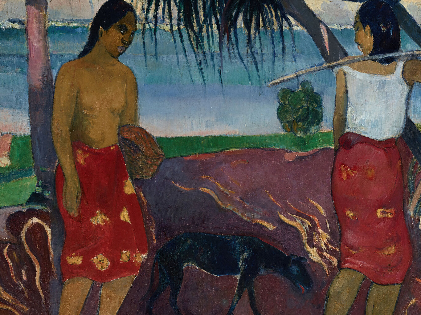 Jäljennös Pandanuksen alla, 1891, Paul Gauguin hinta ja tiedot | Taulut | hobbyhall.fi