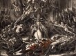 Jäljennös Saatana ja hänen demoninsa goottilaisessa katedraalissa, 1829, Louis Boulanger hinta ja tiedot | Taulut | hobbyhall.fi