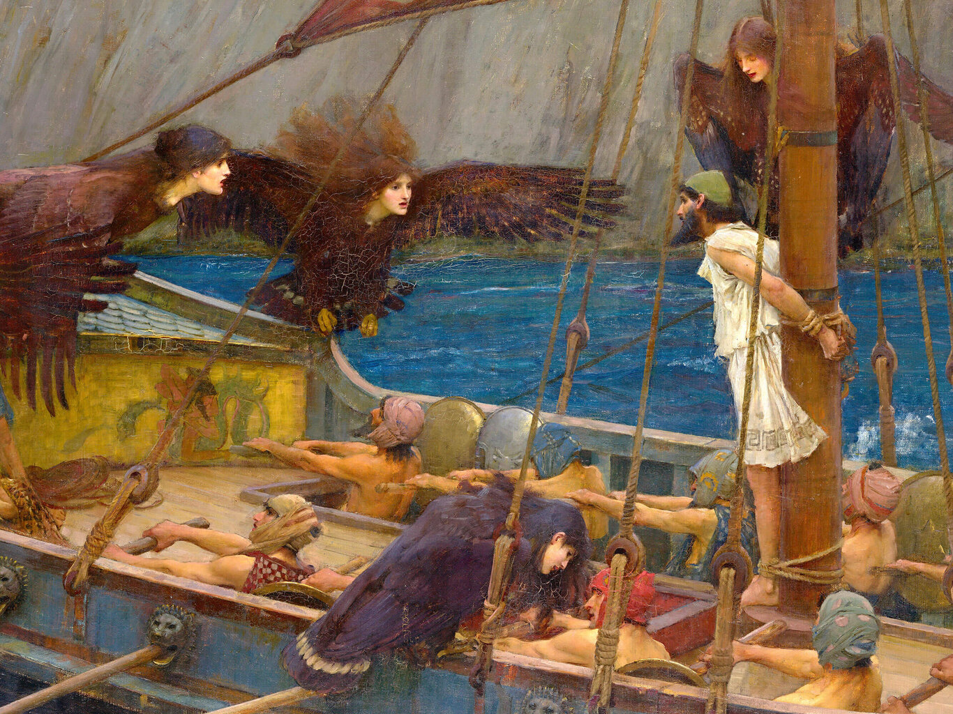 Jäljennös Ulysses ja sireenit, 1891, John William Waterhouse hinta ja tiedot | Taulut | hobbyhall.fi