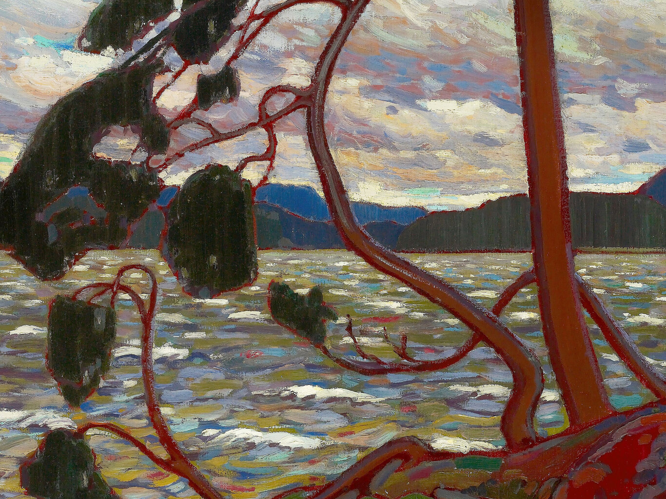 Jäljennös Länsi tuuli, 1917, Tom Thomson hinta ja tiedot | Taulut | hobbyhall.fi