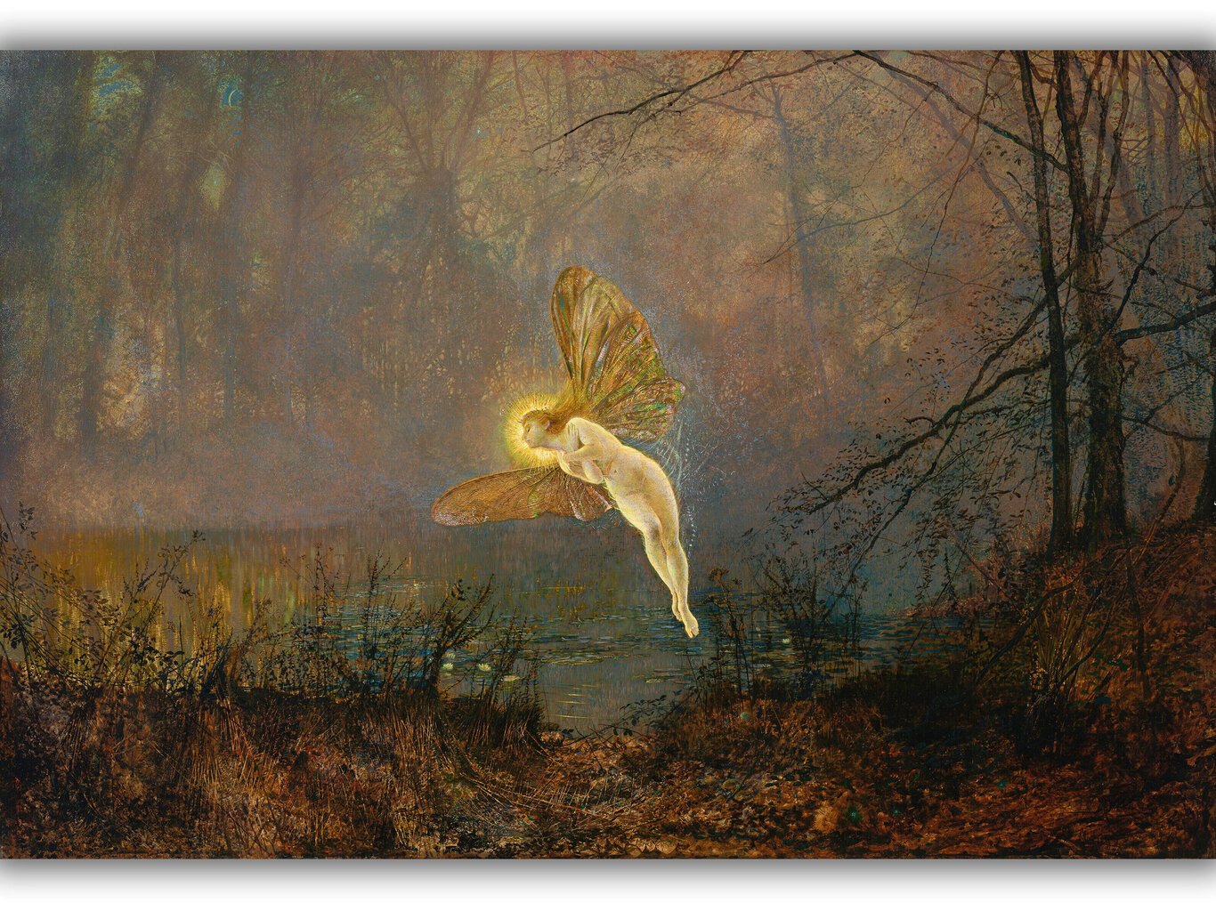 Jäljennös Juhannusyö, 1876, John Atkinson Grimshaw hinta ja tiedot | Taulut | hobbyhall.fi