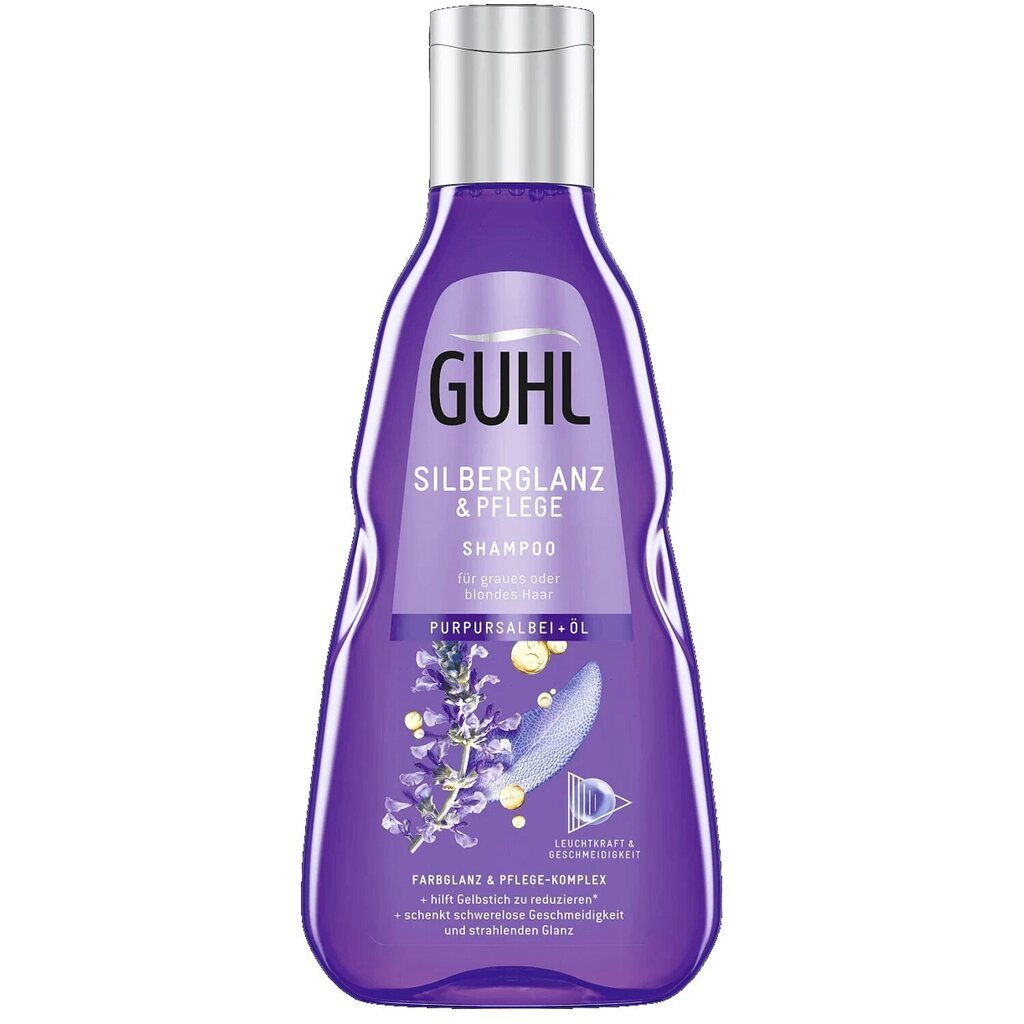 Shampoo Guhl Silver Gloss & Care Shampoo, 250ml hinta ja tiedot | Shampoot | hobbyhall.fi