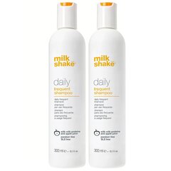 Shampoo päivittäiseen käyttöön Milk Shake Daily Frequent, 2x300ml hinta ja tiedot | Shampoot | hobbyhall.fi
