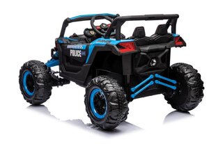 Poliisin kaksipaikkainen buggy JH-105 24V 4x4, sininen hinta ja tiedot | Lasten sähköautot | hobbyhall.fi