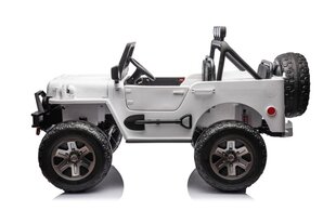 Kaksipaikkainen sähköjeeppi JH-102, valkoinen hinta ja tiedot | Lasten sähköautot | hobbyhall.fi