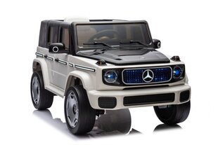 Mercedes EQG 4x4 sähkökäyttöinen yksipaikkainen jeeppi, valkoinen hinta ja tiedot | Lasten sähköautot | hobbyhall.fi