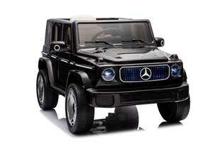 Mercedes EQG 4x4 sähkökäyttöinen yksipaikkainen jeeppi, musta hinta ja tiedot | Lasten sähköautot | hobbyhall.fi