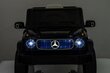 Mercedes EQG 4x4 sähkökäyttöinen yksipaikkainen jeeppi, musta hinta ja tiedot | Lasten sähköautot | hobbyhall.fi