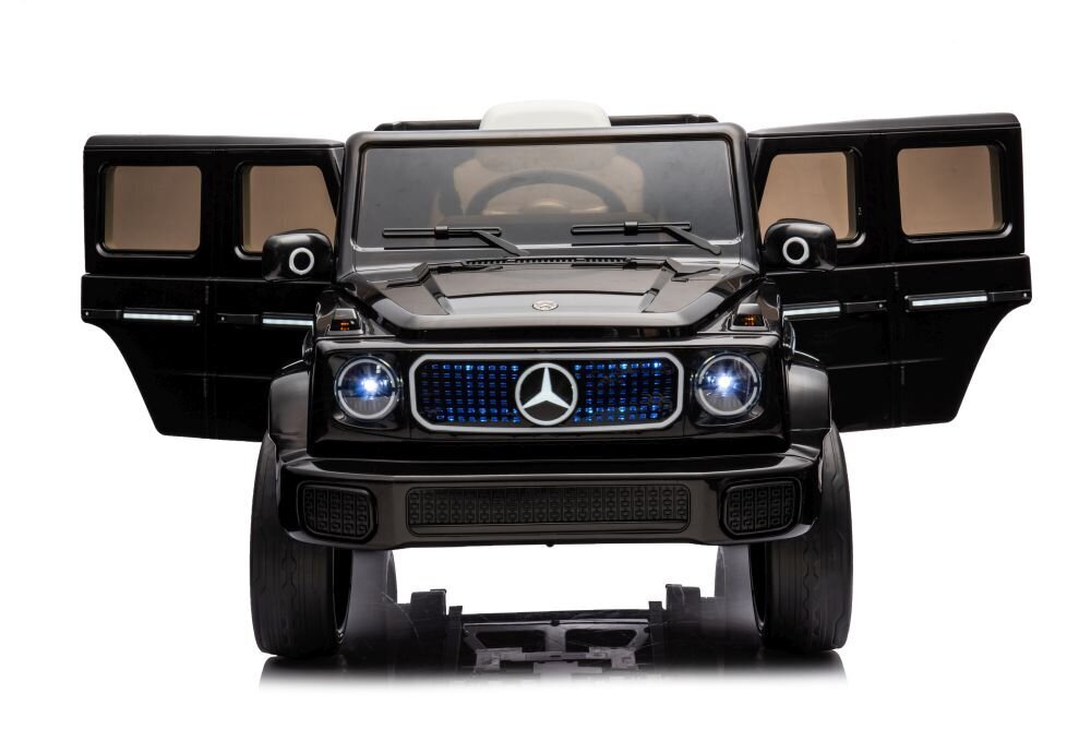 Mercedes EQG 4x4 sähkökäyttöinen yksipaikkainen jeeppi, musta hinta ja tiedot | Lasten sähköautot | hobbyhall.fi