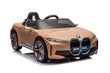 Sähköauto lapsille, BMW I4 4x4, kultainen hinta ja tiedot | Lasten sähköautot | hobbyhall.fi