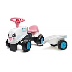 FALK RAINBOWN traktori ja perävaunu, valkoinen hinta ja tiedot | Vauvan lelut | hobbyhall.fi