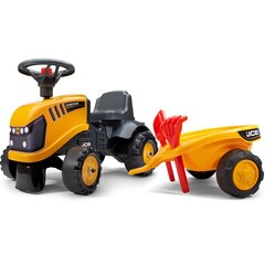 FALK JCB traktori ja perävaunu, keltainen hinta ja tiedot | Vauvan lelut | hobbyhall.fi