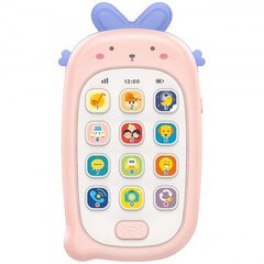 Woopie interaktiivinen matkapuhelin äänillä, vaaleanpunainen hinta ja tiedot | Vauvan lelut | hobbyhall.fi