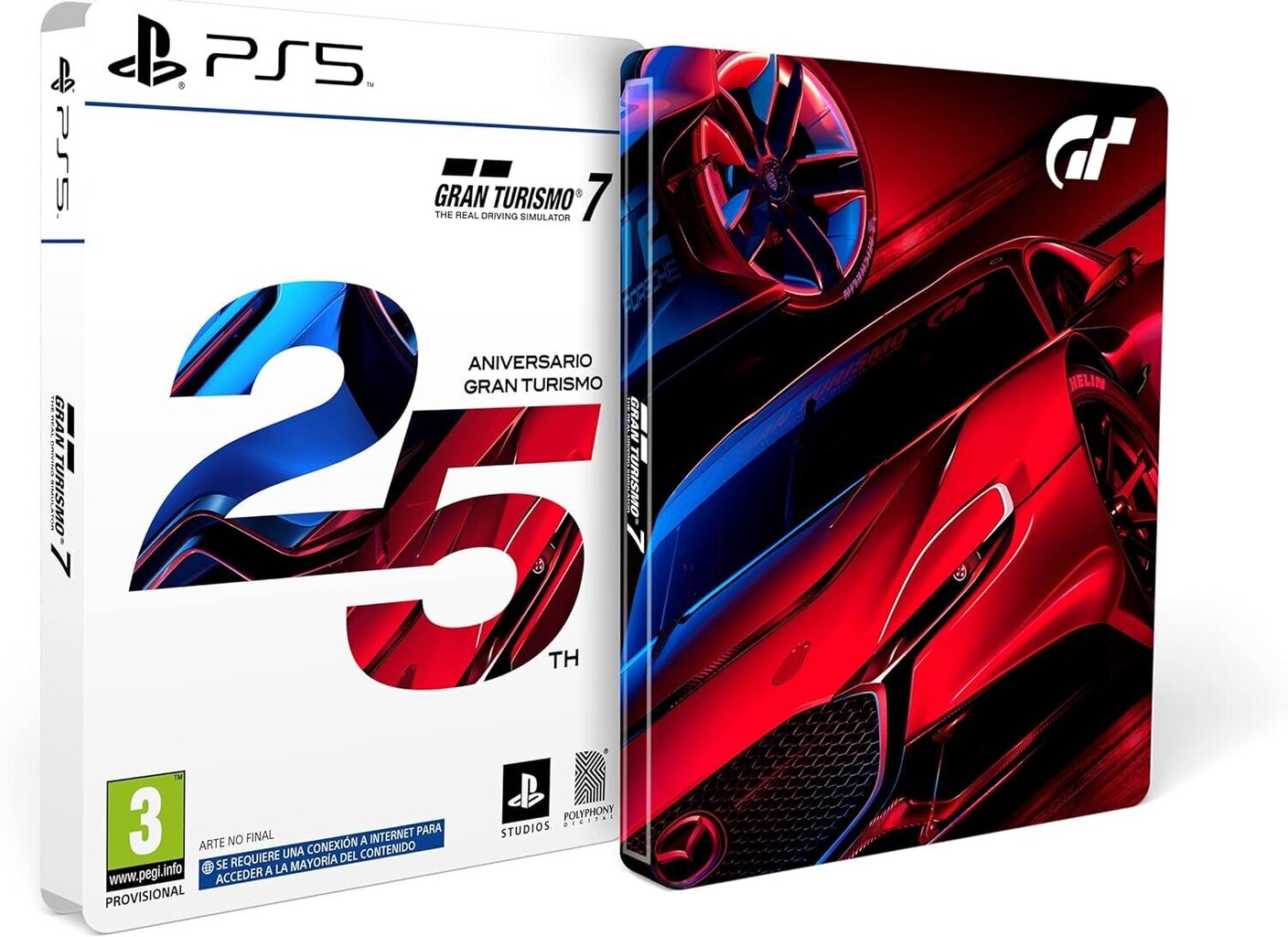 Gran Turismo 7 25th Anniversary Steelbook Edition PS5 hinta ja tiedot | Tietokone- ja konsolipelit | hobbyhall.fi