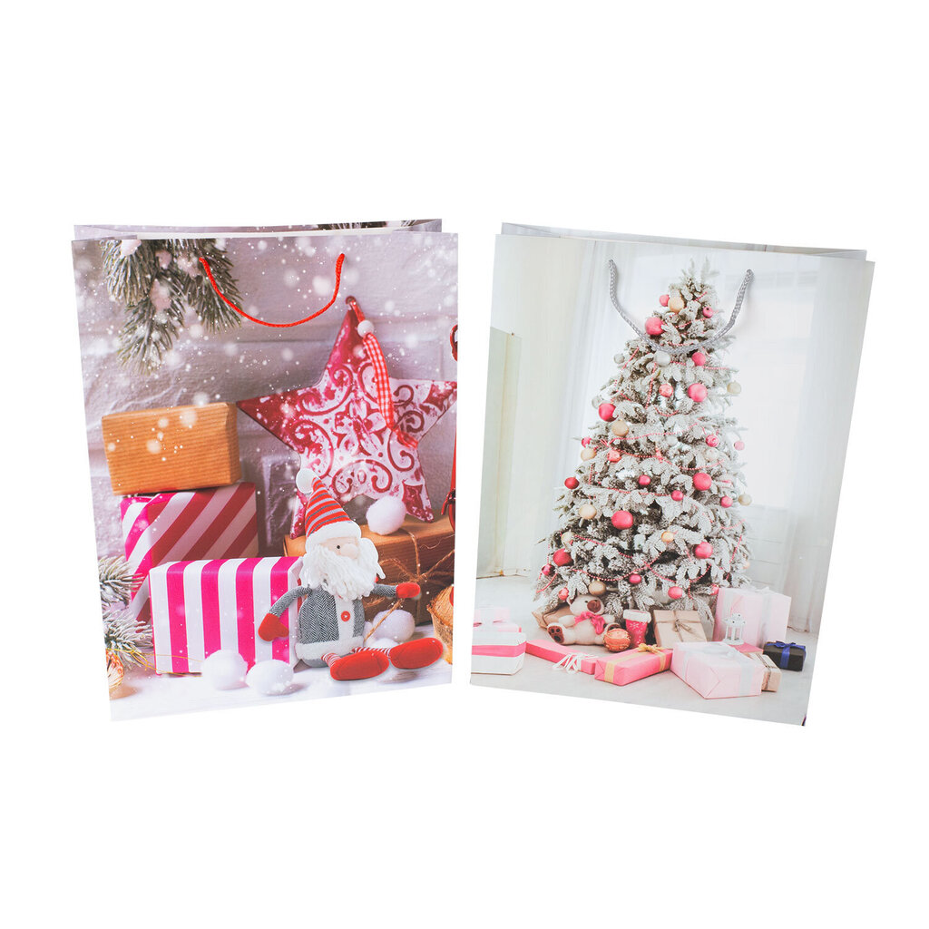 Lahjapussi XMAS GIFT, 40x55x15cm, sekoitus hinta ja tiedot | Lahjapaketointi | hobbyhall.fi