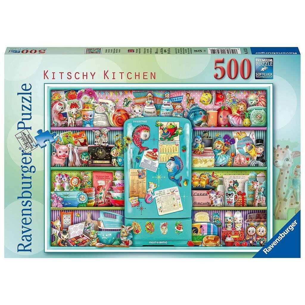 Ravensburger palapeli 500 kpl Keittiö hinta ja tiedot | Palapelit | hobbyhall.fi