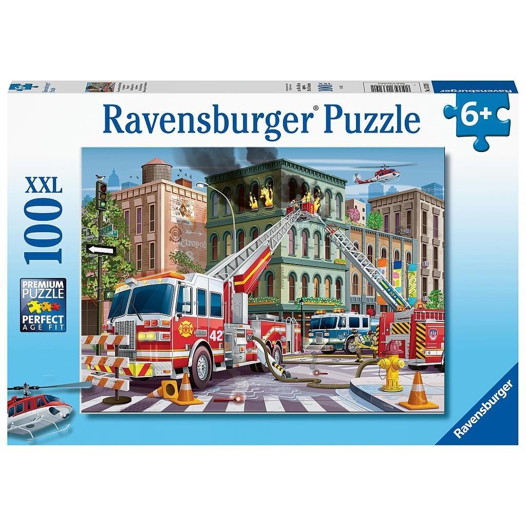 Ravensburger palapeli 100 kpl Paloautoja hinta ja tiedot | Palapelit | hobbyhall.fi