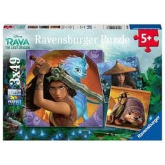 Ravensburger palapeli 3x49 kpl Raya ja viimeinen lohikäärme hinta ja tiedot | Palapelit | hobbyhall.fi