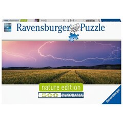 Ravensburger panoraamapalapeli 500 kpl Kesä ukkosmyrsky hinta ja tiedot | Palapelit | hobbyhall.fi