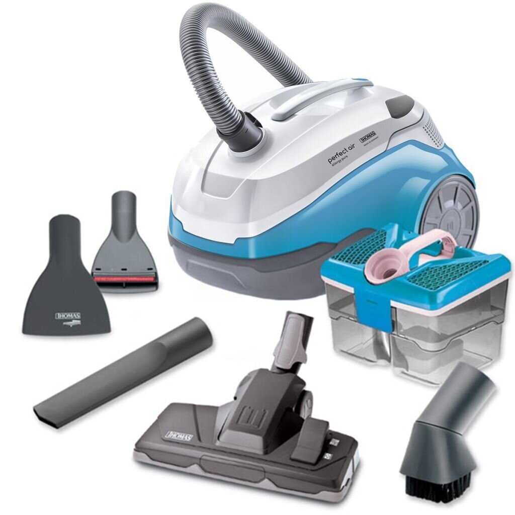 Thomas Vacuum Cleaner Perfect Air Allergy Pure Wet and dry vacuum cleaner, Wet suction, Power 1600 W, Dust capacity 1.8 L, Whit hinta ja tiedot | Pölynimurit | hobbyhall.fi