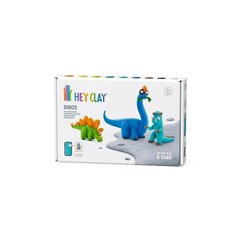 HEY CLAY -muovailusavi Dinosaurs -valikoima 2 hinta ja tiedot | Taide- ja askartelutarvikkeet | hobbyhall.fi