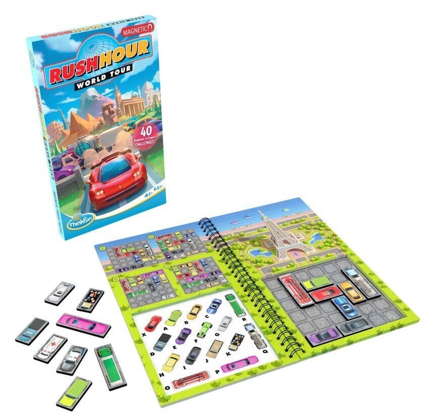 ThinkFun-lautapeli Rush Hour - Rush hour -maailmankiertue hinta ja tiedot | Lautapelit ja älypelit | hobbyhall.fi