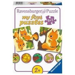 Ravensburger ensimmäinen palapelini 9x2 kpl hinta ja tiedot | Palapelit | hobbyhall.fi