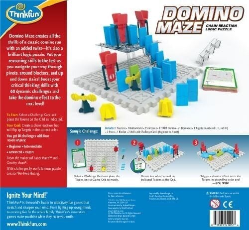 ThinkFun-lautapeli Domino Maze hinta ja tiedot | Lautapelit ja älypelit | hobbyhall.fi