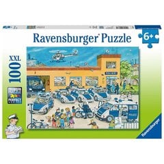 Ravensburger palapeli 100 kpl Poliisiasema hinta ja tiedot | Palapelit | hobbyhall.fi