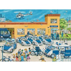 Ravensburger palapeli 100 kpl Poliisiasema hinta ja tiedot | Palapelit | hobbyhall.fi