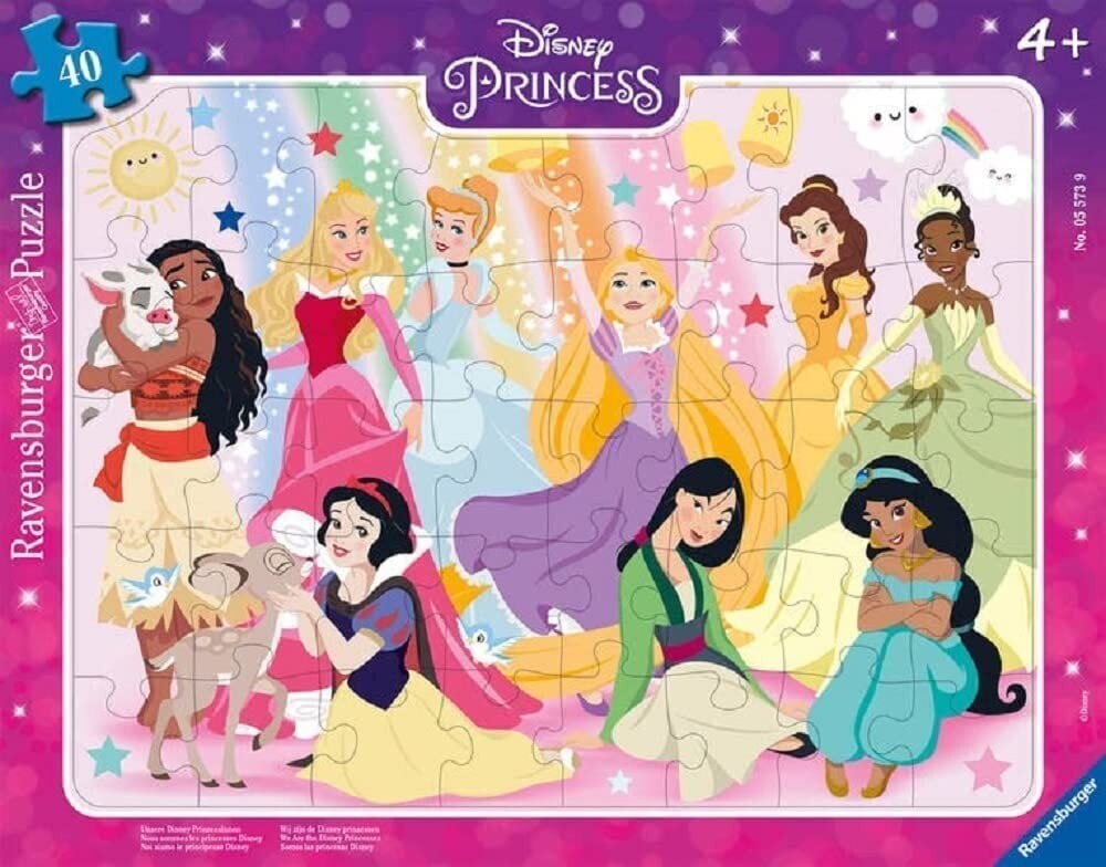 Ravensburger iso laatta palapeli 40 kpl Disney-prinsessamme hinta ja tiedot | Palapelit | hobbyhall.fi