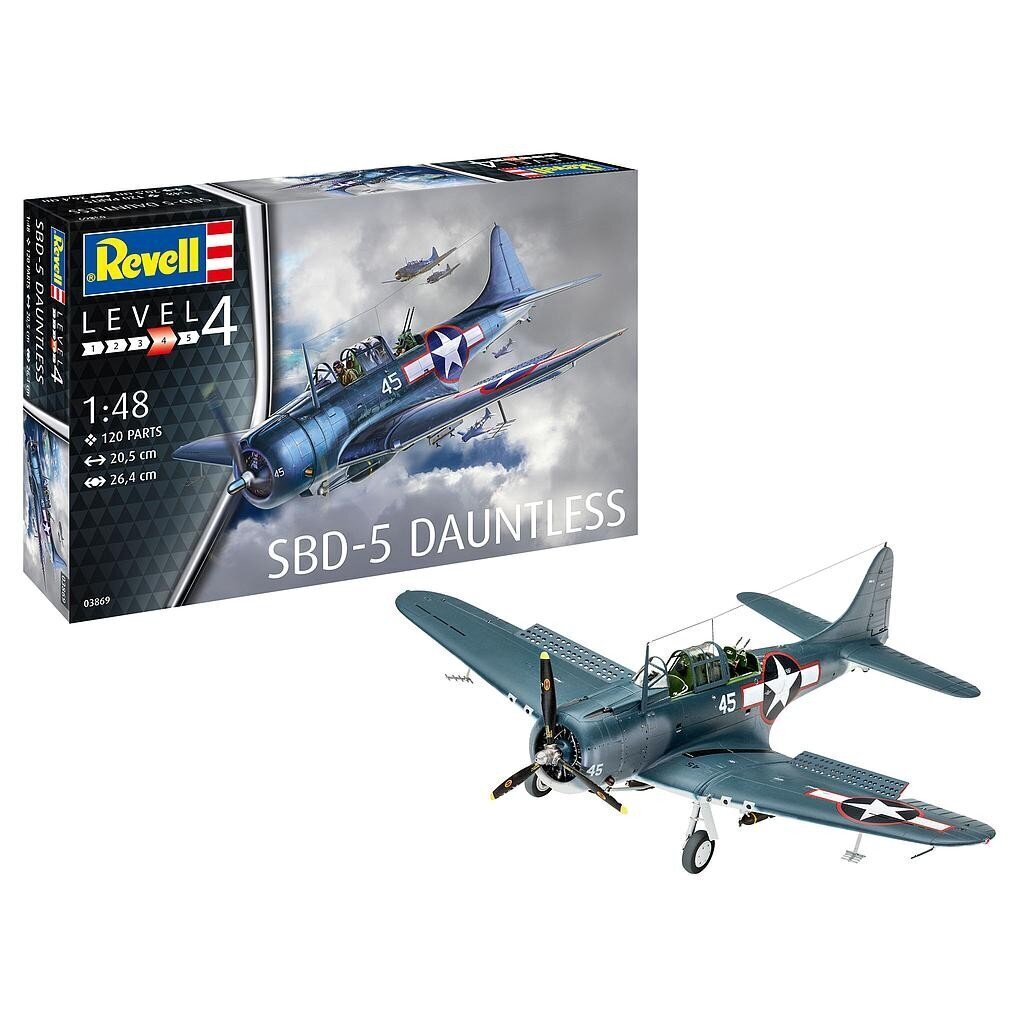 Revellin liimausmalli SBD-5 Dauntless 1:48 hinta ja tiedot | LEGOT ja rakennuslelut | hobbyhall.fi