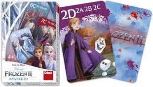 Dino-pelikortit Quartet Frozen II hinta ja tiedot | Dino Lelut yli 3-vuotiaille lapsille | hobbyhall.fi