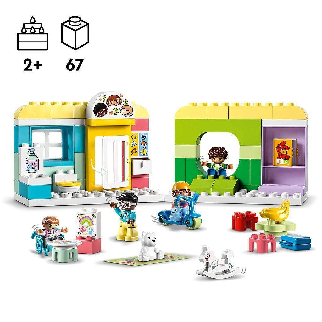 10992 LEGO® DUPLO Päiväkodin arkea hinta ja tiedot | LEGOT ja rakennuslelut | hobbyhall.fi