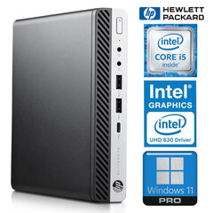 Hp 800 G5 Desktop Mini i5-9500T 16GB 1TB SSD M.2 NVME WIN11Pro hinta ja tiedot | Pöytätietokoneet | hobbyhall.fi