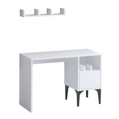 Opintopöytä , Asir, 74x100x45 cm, valkoinen hinta ja tiedot | Tietokonepöydät ja työpöydät | hobbyhall.fi