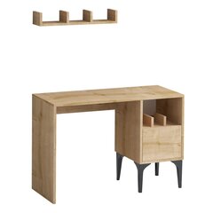 Opintopöytä, Asir, 74x100x45 cm, ruskea hinta ja tiedot | Tietokonepöydät ja työpöydät | hobbyhall.fi