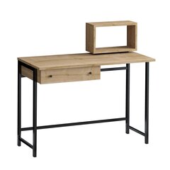 Opintopöytä, Asir, 100x74x45 cm, musta/ruskea hinta ja tiedot | Tietokonepöydät ja työpöydät | hobbyhall.fi